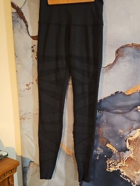 lululemon athletica Black Patterned High-Rise Leggings